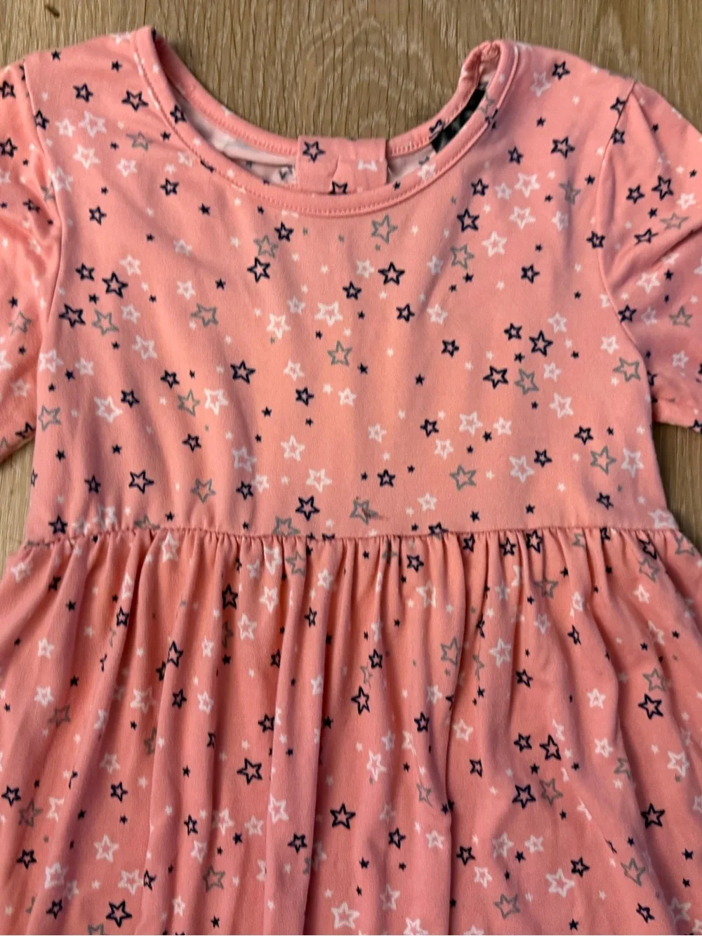 Picapino Girl's Size 4T Star-Print Long Sleeve Twirl Dress - Casual Everyda